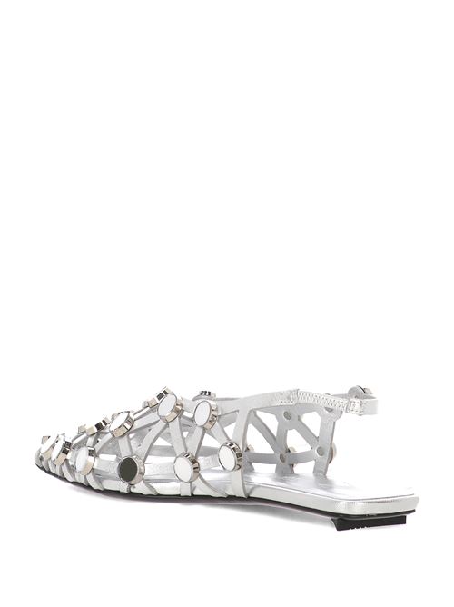 Ballerina ''Grid'' silver THE ATTICO | 250WSH00801002